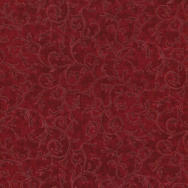 Ranken Stoff Rot Palette Scroll Cherry