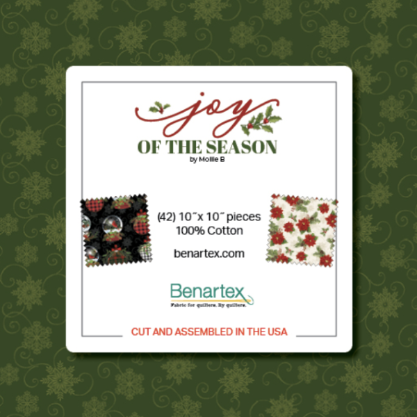 Joy Of The Season 10 Inch Squares Stoffpaket Weihnachten